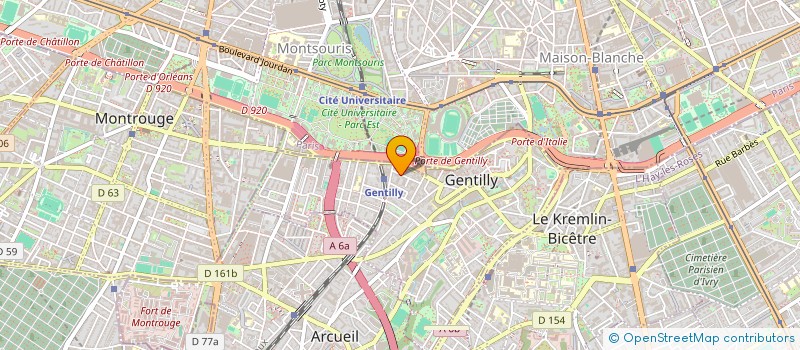 localisation de l'entreprise MADAME PASCALE LEVASSEUR à GENTILLY