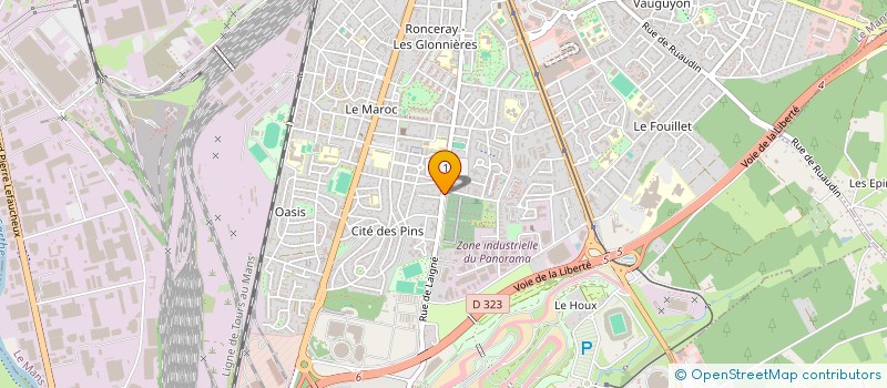 localisation de l'entreprise MADAME PASCALE LEVASSEUR à LE MANS