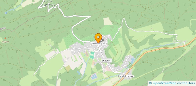 localisation de l'entreprise MADAME PASCALE LHOMME  AMAGNEY