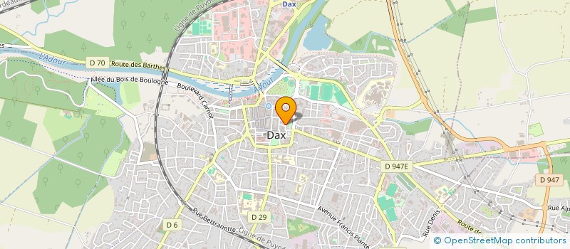 localisation de l'entreprise MADAME PASCALE LIBAT à DAX
