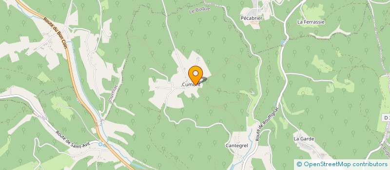 localisation de l'entreprise MADAME PASCALE LLEGOU  LE BUGUE