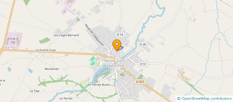 localisation de l'entreprise MADAME PASCALE LOISEL à NEUVY-SAINT-SEPULCHRE