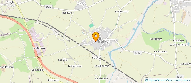 localisation de l'entreprise MADAME PASCALE LORRE  RENNES