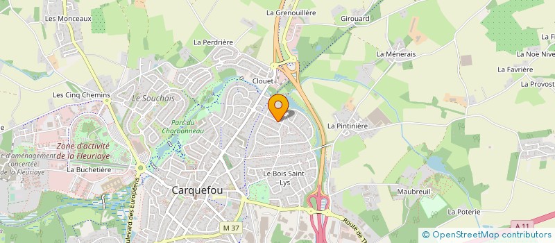 localisation de l'entreprise MADAME PASCALE LOSTANLEN à CARQUEFOU