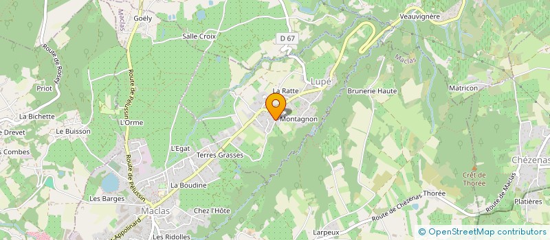 localisation de l'entreprise MADAME PASCALE LOUISON à LUPE