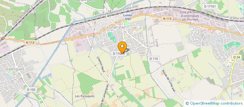 localisation de l'entreprise MADAME PASCALE LOUPIAC  LUNEL-VIEL