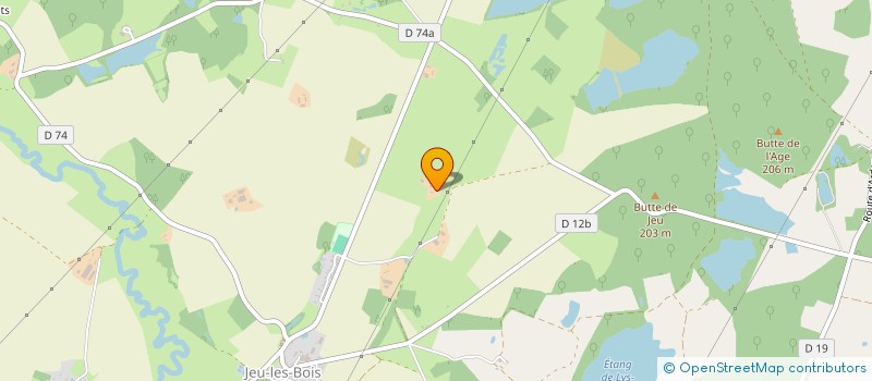 localisation de l'entreprise MADAME PASCALE MANCEAU à JEU-LES-BOIS