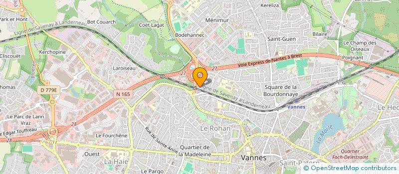 localisation de l'entreprise MADAME PASCALE MARCHAND à VANNES