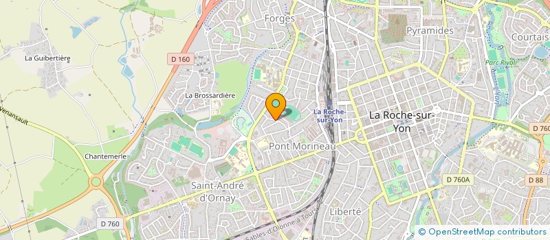 localisation de l'entreprise MADAME PASCALE MARCHAND  LA ROCHE-SUR-YON