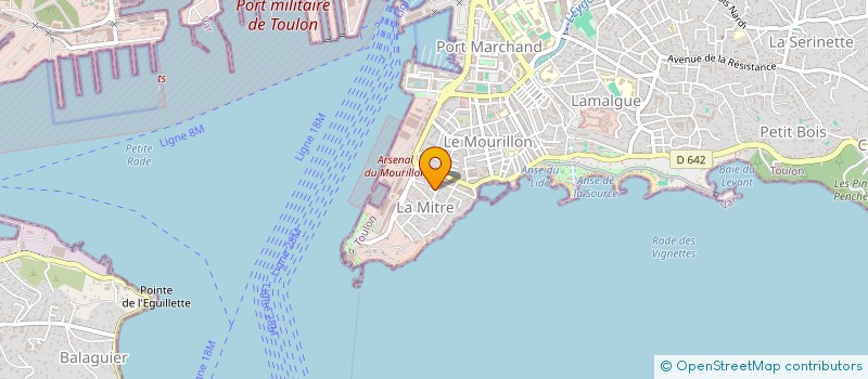 localisation de l'entreprise MADAME PASCALE MARCHESE  TOULON