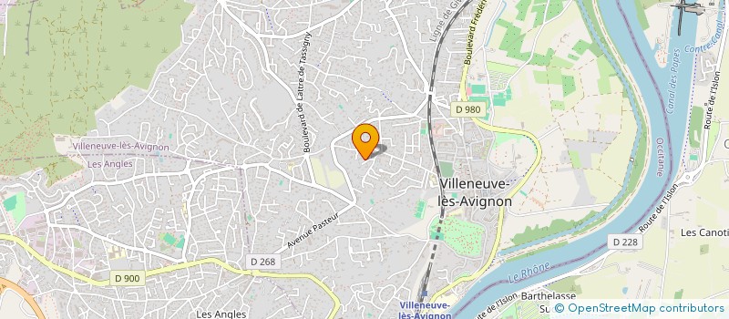 localisation de l'entreprise MADAME PASCALE MARCQ à VILLENEUVE-LES-AVIGNON