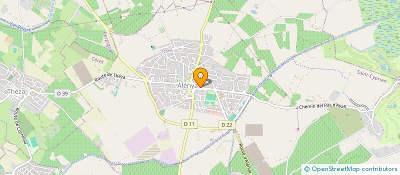 localisation de l'entreprise MADAME PASCALE MARGOUET  LATOUR-BAS-ELNE