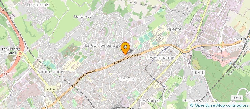 localisation de l'entreprise MADAME PASCALE MARGUET à BESANCON