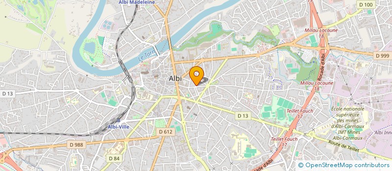 localisation de l'entreprise MADAME PASCALE MARTEL à ALBI