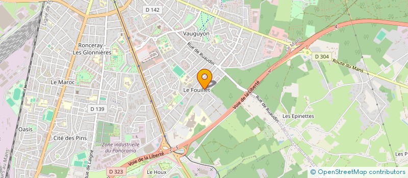 localisation de l'entreprise MADAME PASCALE MARTHOUD SARFATI  LE MANS