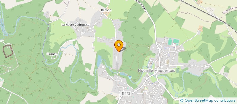 localisation de l'entreprise MADAME PASCALE MARTINEAU  NOUAILLE-MAUPERTUIS