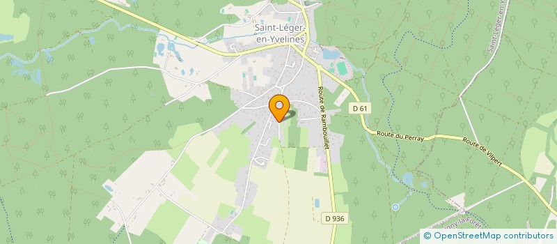 localisation de l'entreprise MADAME PASCALE MARTINEAU  SAINT-LEGER-EN-YVELINES