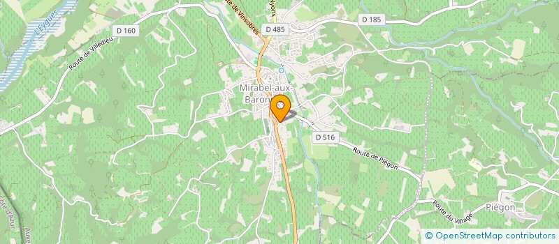 localisation de l'entreprise MADAME PASCALE MARTINEZ  MIRABEL-AUX-BARONNIES