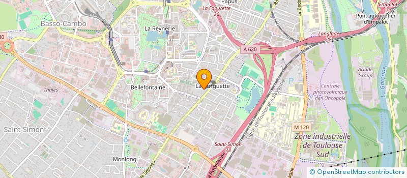 localisation de l'entreprise MADAME PASCALE MAS à TOULOUSE