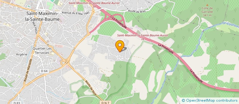 localisation de l'entreprise MADAME PASCALE MAURRIC à SAINT-MAXIMIN-LA-SAINTE-BAUME