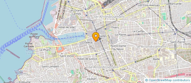 localisation de l'entreprise MADAME PASCALE MAZEL à MARSEILLE