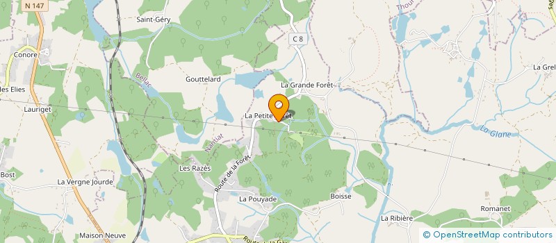 localisation de l'entreprise MADAME PASCALE MEGY à SAINT-JOUVENT