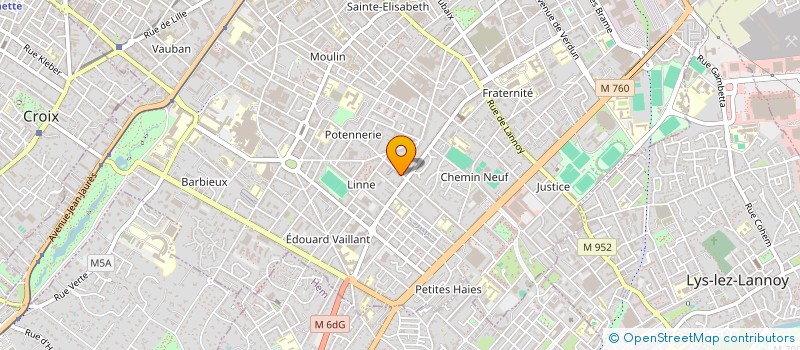 localisation de l'entreprise MADAME PASCALE MEIRE  ROUBAIX