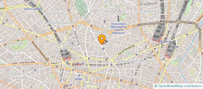 localisation de l'entreprise MADAME PASCALE MENETRIER à PARIS