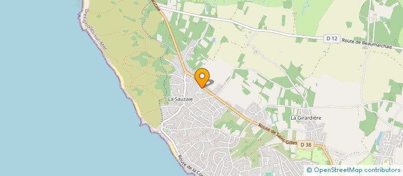 localisation de l'entreprise MADAME PASCALE MERCIER à BRETIGNOLLES-SUR-MER