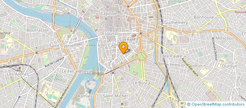 localisation de l'entreprise MADAME PASCALE MESPOULHE  TOULOUSE