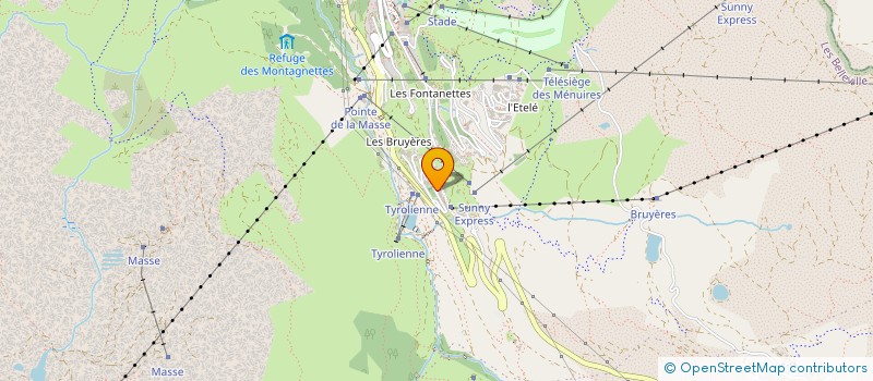 localisation de l'entreprise MADAME PASCALE MEUNIER  LES BELLEVILLE