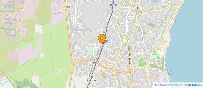 localisation de l'entreprise MADAME PASCALE MEYRAN  ISTRES