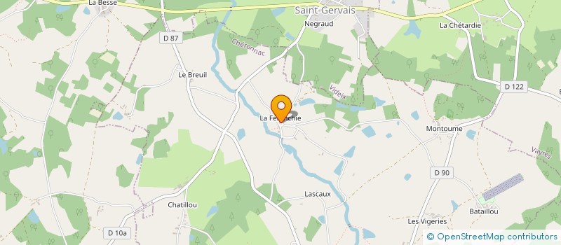 localisation de l'entreprise MADAME PASCALE MICHAUD à CHERONNAC