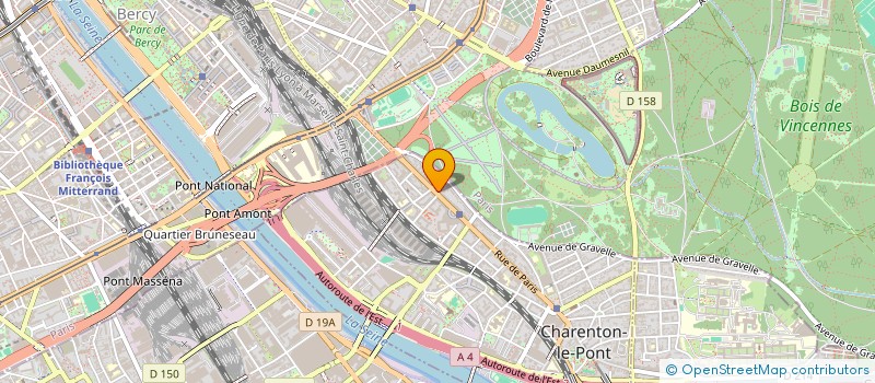 localisation de l'entreprise MADAME PASCALE-MICHELE BARBAUD  CHARENTON-LE-PONT