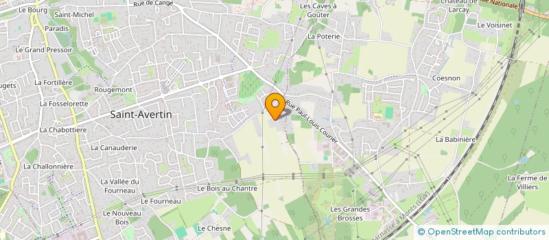 localisation de l'entreprise MADAME PASCALE MIKOLAJEWSKI  SAINT AVERTIN