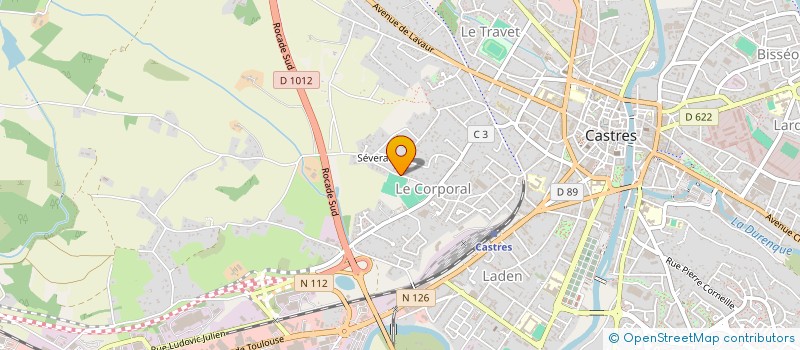 localisation de l'entreprise MADAME PASCALE MILIAN  CASTRES