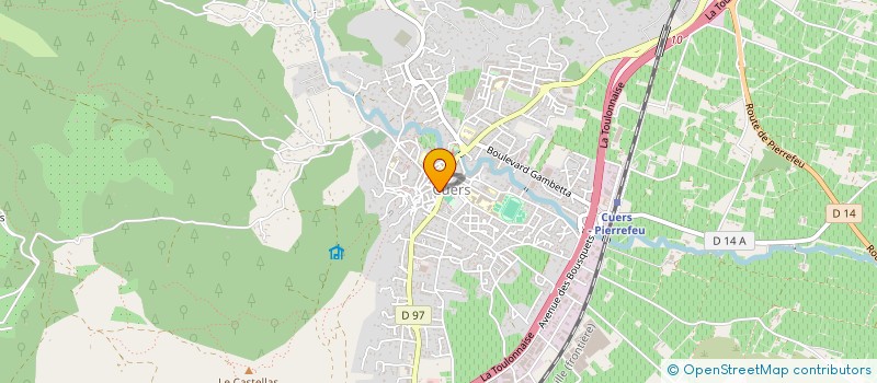 localisation de l'entreprise MADAME PASCALE MILLIAND  CUERS