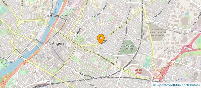 localisation de l'entreprise MADAME PASCALE MINIER à ANGERS