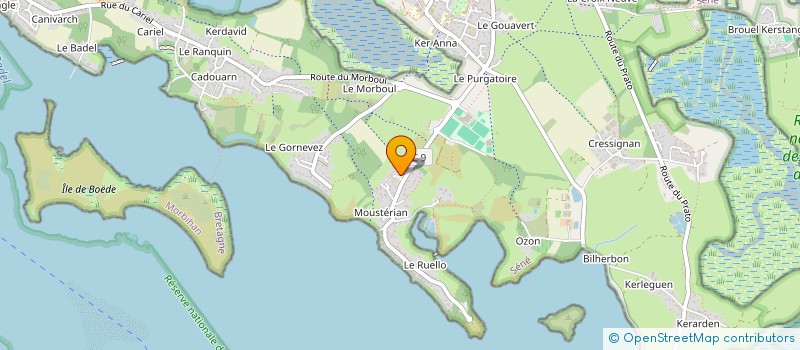 localisation de l'entreprise MADAME PASCALE MOINARD  SENE