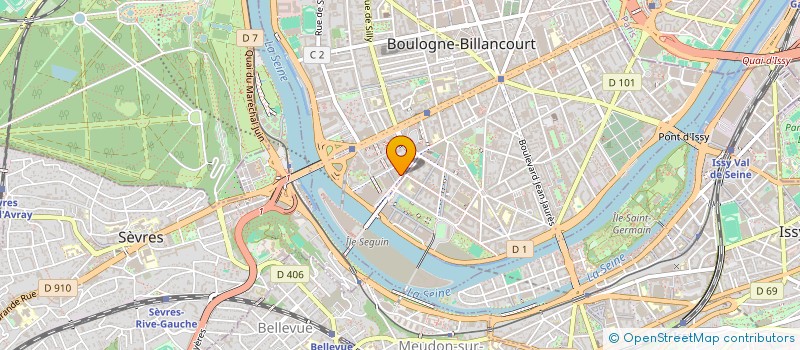 localisation de l'entreprise MADAME PASCALE MOLINARI à BOULOGNE-BILLANCOURT