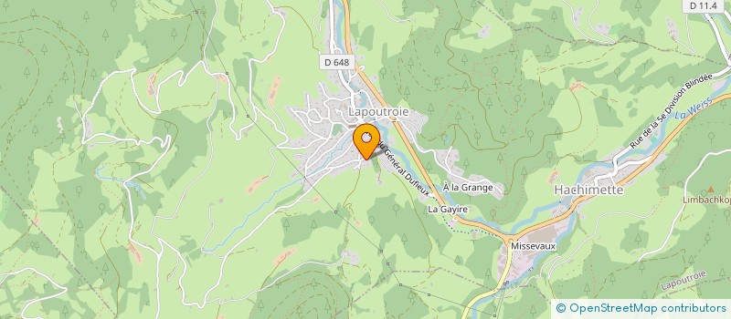 localisation de l'entreprise MADAME PASCALE MOLLIERE  LAPOUTROIE