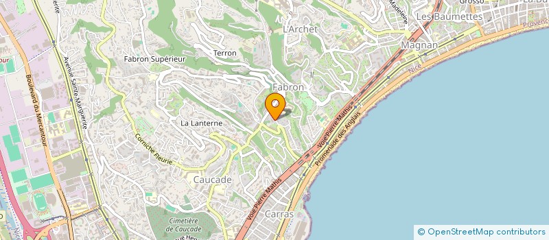 localisation de l'entreprise MADAME PASCALE MONEY à NICE