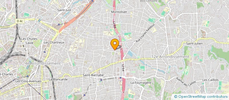 localisation de l'entreprise MADAME PASCALE MONTEIL à MARSEILLE