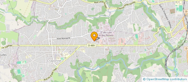 localisation de l'entreprise MADAME PASCALE MONTET  CRAPONNE