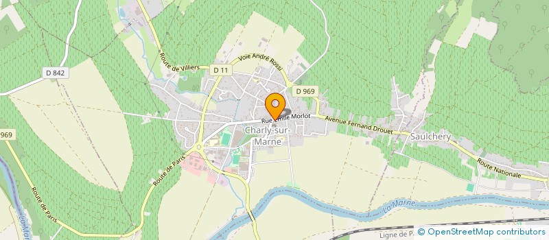 localisation de l'entreprise MADAME PASCALE MORAND à CHARLY-SUR-MARNE