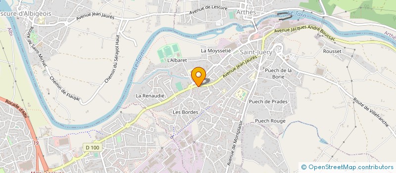 localisation de l'entreprise MADAME PASCALE MORANNY  SAINT-JUERY