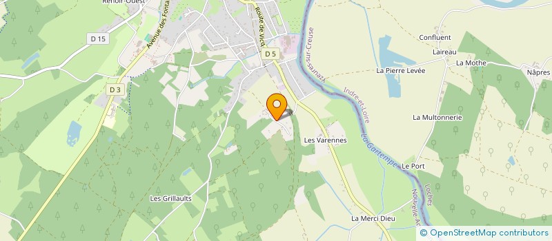 localisation de l'entreprise MADAME PASCALE MOREAU  LA ROCHE POSAY