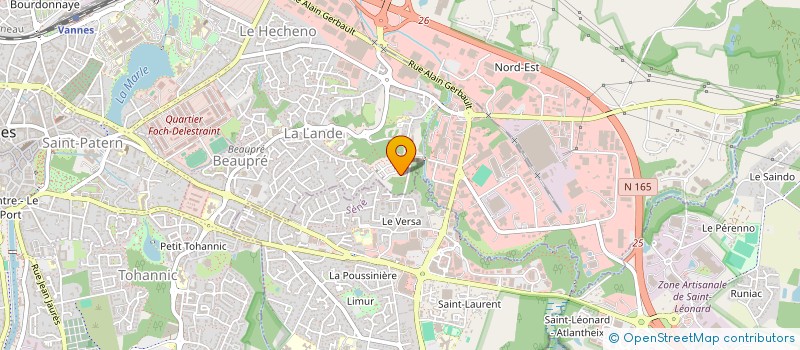 localisation de l'entreprise MADAME PASCALE MORLAIS à VANNES