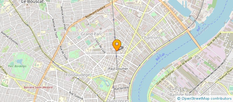 localisation de l'entreprise MADAME PASCALE MOTILLON à BORDEAUX