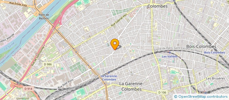 localisation de l'entreprise MADAME PASCALE MOUCHET à LA GARENNE-COLOMBES